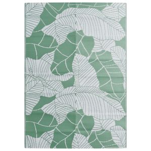 vidaXL Buitenkleed ARAKIL 140x200 cm polypropeen groen