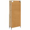 vidaXL Hoge kast Artisan Eiken 69,5 x 32,5 x 180 cm Bewerkt hout