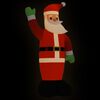 vidaXL Kerstman met LED-verlichting opblaasbaar 370 cm