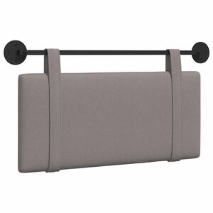 vidaXL Hangend hoofdbord Taupe Stof