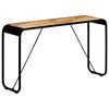 vidaXL Wandtafel 140x35x76 cm massief ruw mangohout