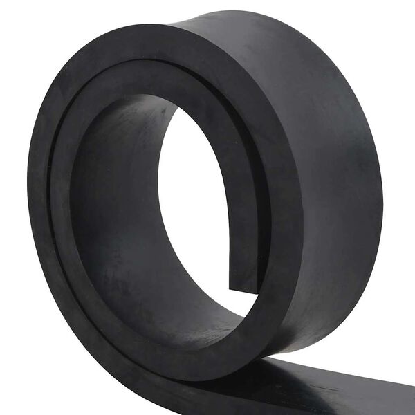 vidaXL Rubberen rand voor sneeuwploeg 200x8x2 cm zwart