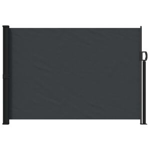 vidaXL Uittrekbaar Zijscherm Zwart 300 x 170 cm Polyester