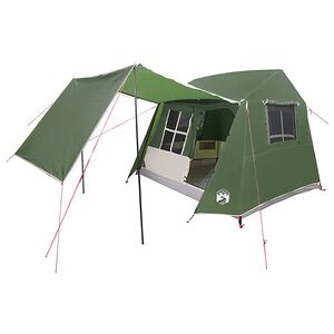 vidaXL Tunneltent 275 x 240 x 200 cm Groen