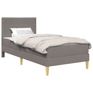 vidaXL Bedframe Taupe 80 x 200 cm Polyester