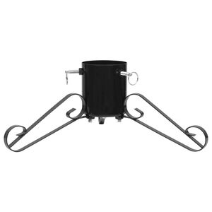 vidaXL Kerstboomstandaard 58x58x21 cm zwart