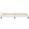 vidaXL Bedframe zonder matras 120x190 cm kunstleer wit
