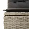 vidaXL Tuin Sofa Set met kussen 8 pcs poly rattan