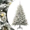 vidaXL Artificial Pre-lit Kerstboom met Ballenset Groen 240 cm