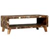 vidaXL Salontafel Multikleur 90 x 50 x 35 cm Massief Gerecycled Hout