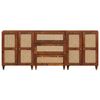 vidaXL Dressoir set 3 pcs Bruin 180 x 33 x 75 cm Massief Mango Hout