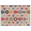 vidaXL Vloerkleed wasbaar 160x230 cm meerkleurig