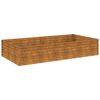 vidaXL Plantenbak verhoogd 195x100x36 cm cortenstaal