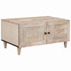 vidaXL Salontafel Wit 80 x 54 x 40 cm Bewerkt hout