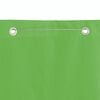 vidaXL Balkonscherm 80x240 cm oxford stof lichtgroen