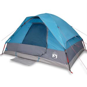 vidaXL Koepeltent 4-persoons waterdicht blauw