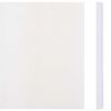 vidaXL Tuinscherm 70x0,19 m PVC wit
