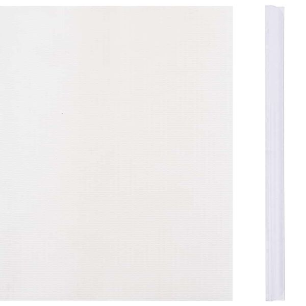 vidaXL Tuinscherm 70x0,19 m PVC wit