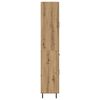 vidaXL Hoge kast met lade 2 pcs Artisan Eiken Bewerkt hout
