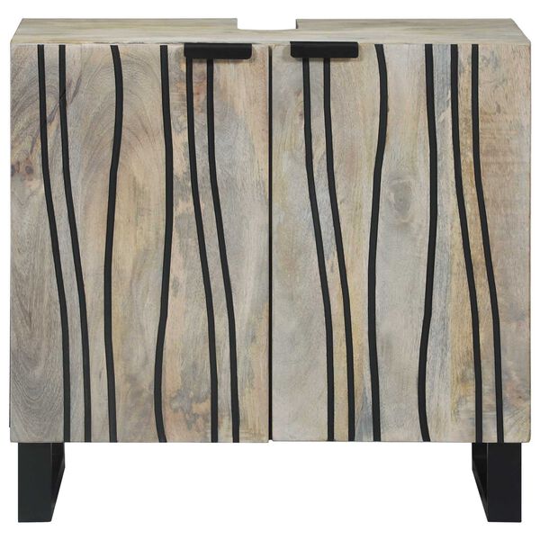 vidaXL Badkamertenk te kast met plank Wit 62 x 33 x 58 cm Bewerkt hout