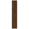 vidaXL Schoenenkast 54x34x183 cm bewerkt hout bruin eikenkleur