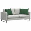 vidaXL Sofa Kussens 2 stuks Donkergroen 70 x 50 cm Cordstof
