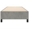 vidaXL Boxspring bed 90x190 cm fluweel lichtgrijs
