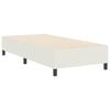 vidaXL Platform bedframe Cr&egrave;me 80 x 200 cm Stof