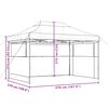 vidaXL Partytent Terracotta 279 x 410 x 315 cm Oxford Stof