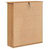 vidaXL Hutch ASKIM 91 x 30 x 104 cm Massief grenenhout
