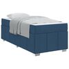 vidaXL Bedframe met matras Blauw 80 x 200 cm Stof