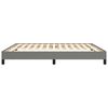 vidaXL Bedframe zonder matras stof donkergrijs 180x200 cm