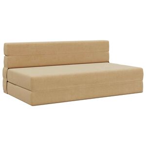 vidaXL Vouwbare Bankbed Groen Grijs 152 x 86,5 x 60 cm Stof