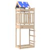 vidaXL Speeltoren Bruin 85 x 52,5 x 239 cm Massief grenenhout