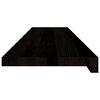 vidaXL Traptreden 12 st 110x30x2 cm massief eikenhout donkerbruin