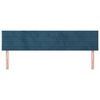 vidaXL Hoofdborden 2 st 80x5x78/88 cm fluweel donkerblauw