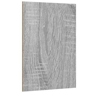vidaXL Decorpanelen 12 st Grijs Sonoma 15 x 21 x 0.27 cm Bewerkt hout
