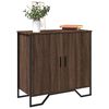vidaXL Dressoir 78x35,5x74,5 cm bewerkt hout bruin eikenkleur