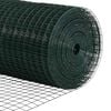 vidaXL Afrasteringspaal Groen 25 x 0,8 m (16 x 16 mm heknet)