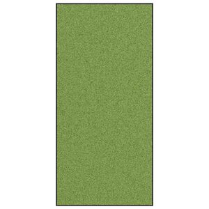 vidaXL Deurmat Groen en Zwart 120 x 250 cm 100% Polyamide