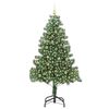 vidaXL Kerstboom met 300 LED met standaard Groen 210 cm PVC