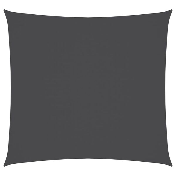 vidaXL Zonnescherm vierkant 6x6 m oxford stof antracietkleurig