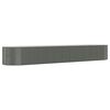 vidaXL Plantenbak 507x100x68 cm gepoedercoat staal grijs