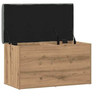 vidaXL Opbergbank Artisan Eikenhout 82x42x45 cm Bewerkt Hout