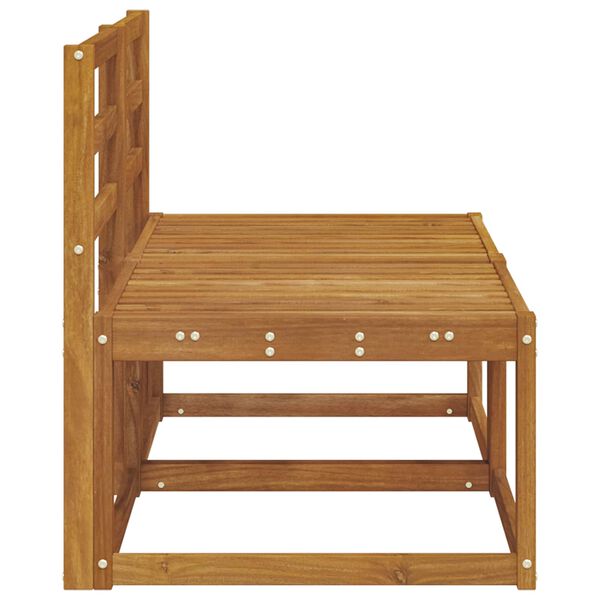 vidaXL 2 Stuk Buiten Midden Sofa Massief Acaciahout Naturel