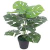 vidaXL Kunstplant met pot monstera 45 cm groen
