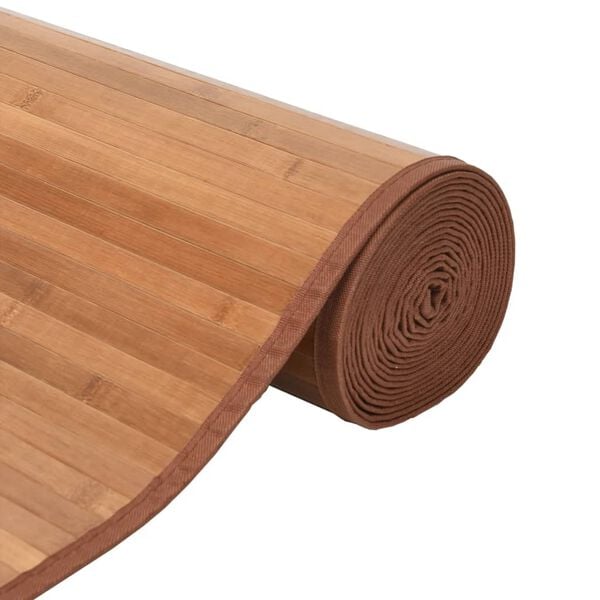 vidaXL Vloerkleed rechthoekig 80x400 cm bamboe naturel