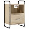 vidaXL Hangend nachtkastje Sonoma Eiken 40 x 30 x 60 cm Bewerkt hout