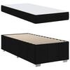 vidaXL Bedframe met matras Zwart 90 x 190 cm Stof