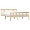 vidaXL Bedframe massief grenenhout naturel 160x200 cm